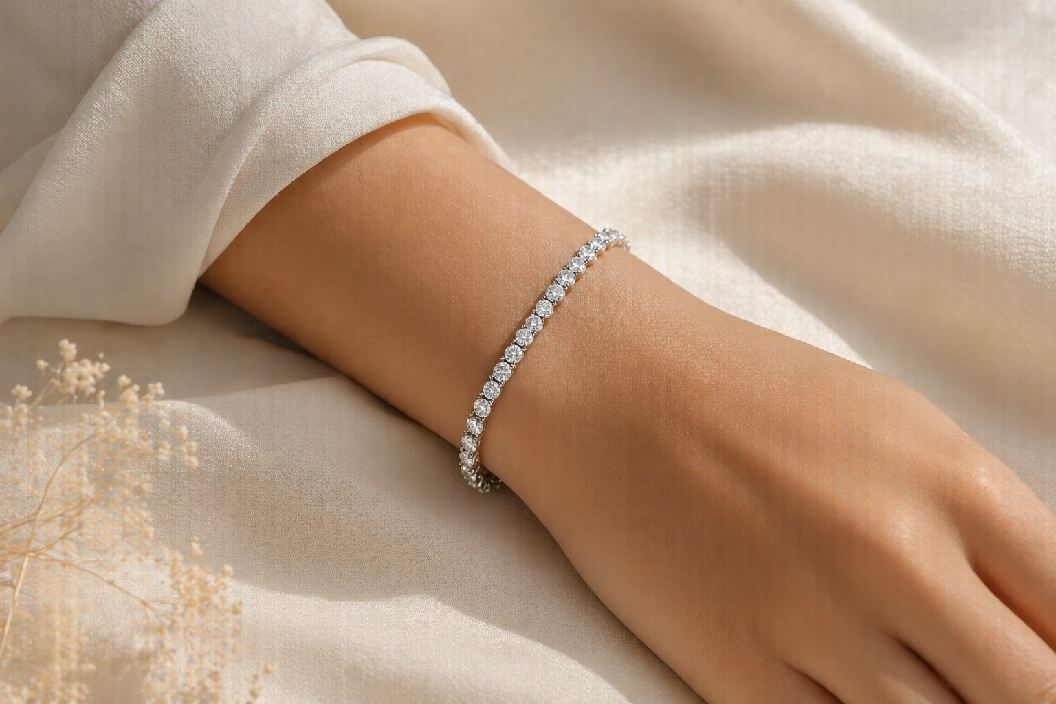Elegant Diamond Tennis Bracelet